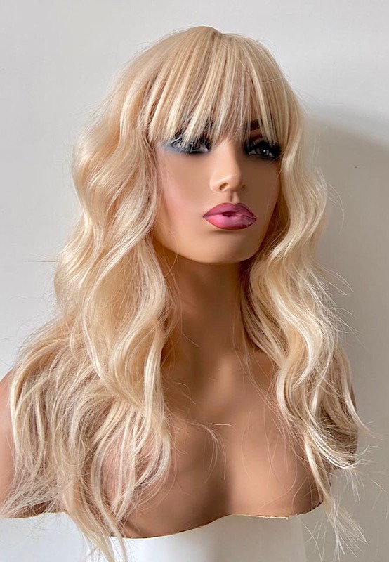 bleach blonde body wave wig Paris