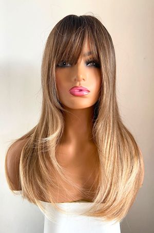 Long brown ombre wig Autumn